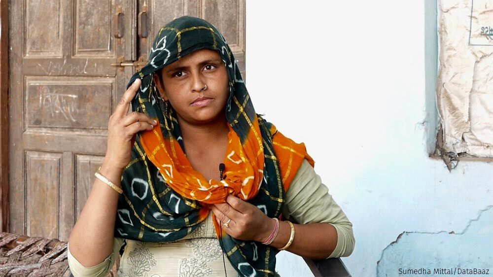 Meena Kumari, 29, an accredited social health activist from Bibipur village in Nuh district, southern Haryana, says she is finding it difficult to convince villagers to get vaccinated against COVID-19. The district, with 4% of Haryana's population, accounts for less than 1% of all vaccinations in the state.