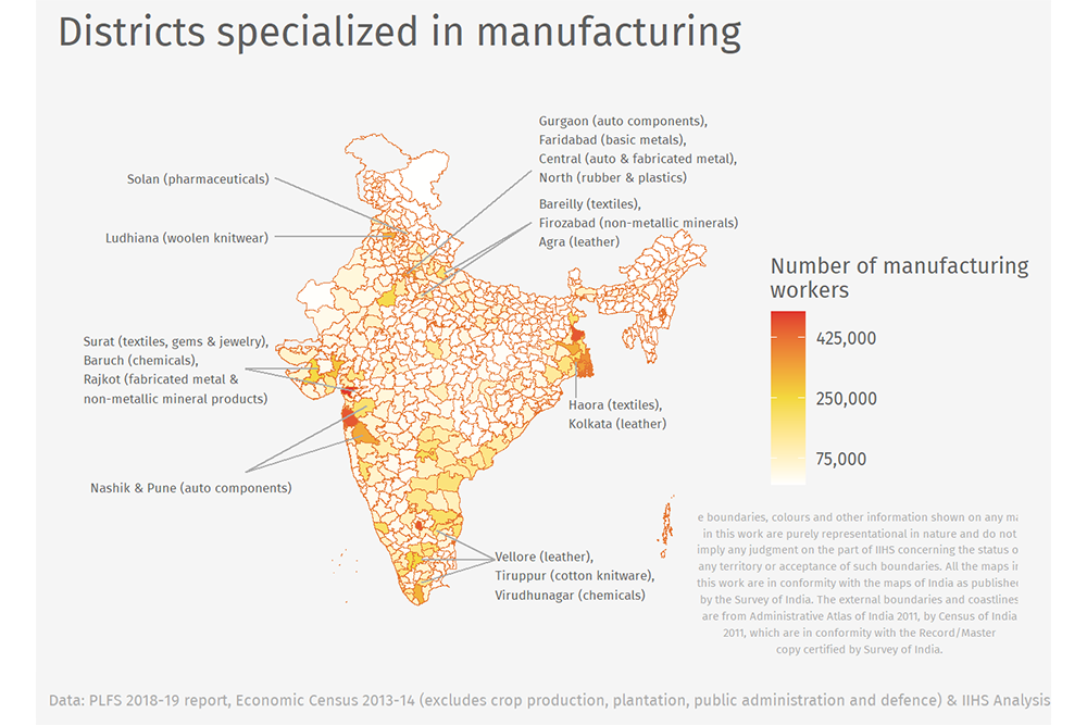 Manufacturing Is Concentrated In A Few Districts Manufacturing Is Concentrated In A Few Districts