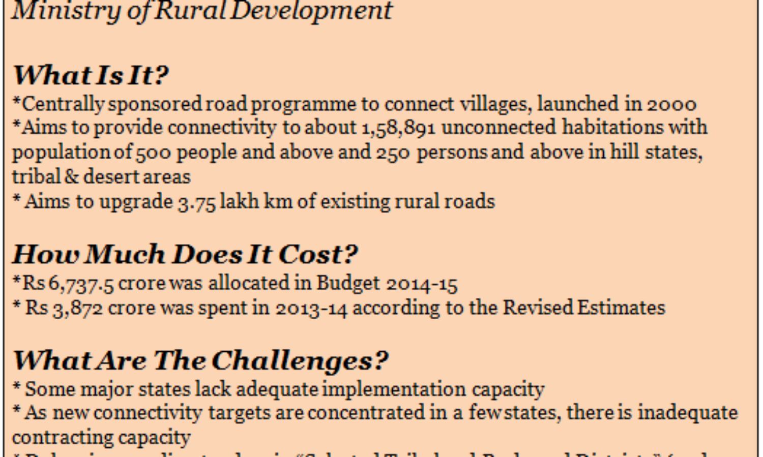 Budget 2014: Costing India’s Flagship Programmes