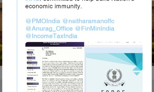 #COVID19: Tax the super rich, young IRS officers said. Tax dept chargesheeted 3 seniors