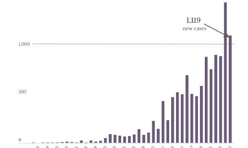 India detects over 1,000 cases for second consecutive day, govt denies community transmission India detects over 1,000 cases for second consecutive day, govt denies community transmission