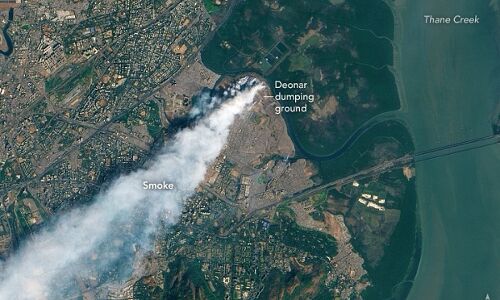 Fouled By Trash Fire, Mumbai Air Still 95% Better Than Delhi Fouled By Trash Fire, Mumbai Air Still 95% Better Than Delhi