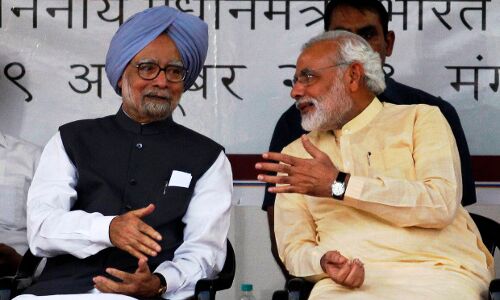 Modi & Manmohan: 1 Year, Spot The Differences Modi & Manmohan: 1 Year, Spot The Differences