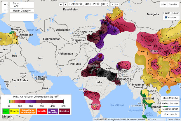 Pollution in Delhi North Indias air quality among worlds worse over Diwali weekend