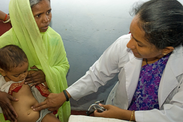 Checking for malnutrition by J P Davidson, on Flickr